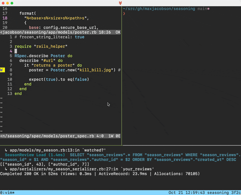 Resizing tmux panes and zooming into one